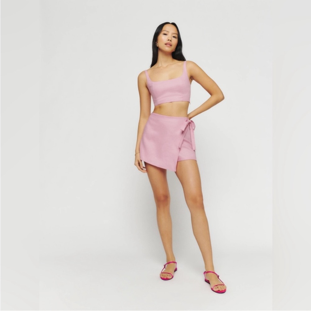 Reformation - France Linen Two Piece Set